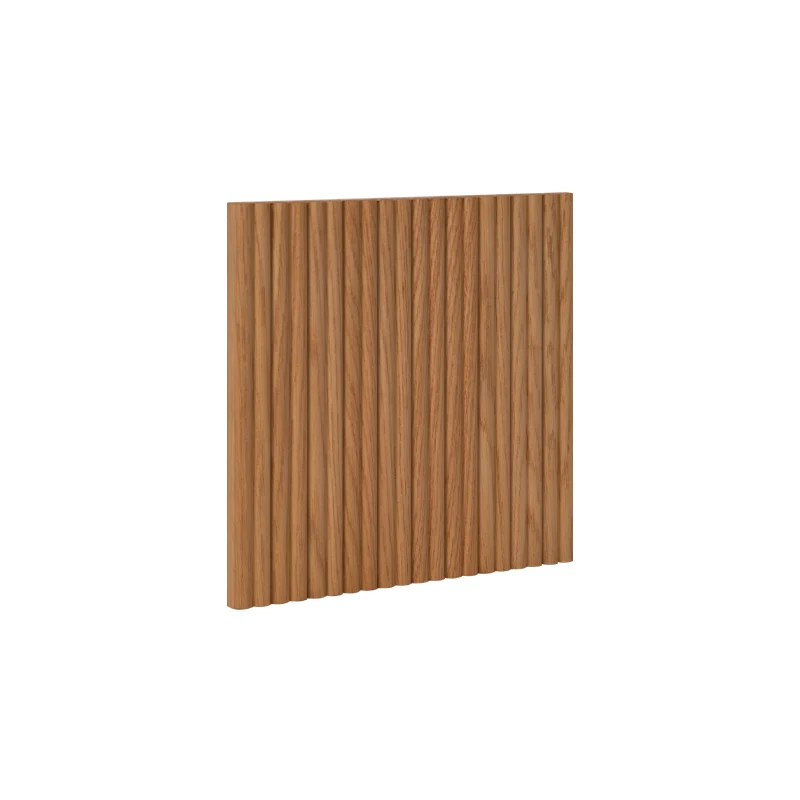 MUMU DESIGN Veneers Affordable Luxury Classy Nature White Oak Bendable Boards Curved Wood Panel for cylindrical wall decoration