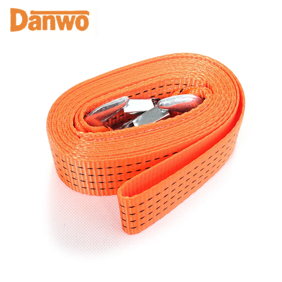 5T Max Load PE Material Heavy-Duty Car Tow Rope Elastic Kinetic Bungee for Survival Portable Towing