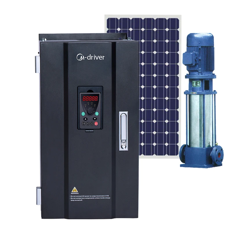 MPPT Solar VFD DC to AC Solar Water Pump Inverter for Sri Lanka Market 380V 22kw Inverter Triple