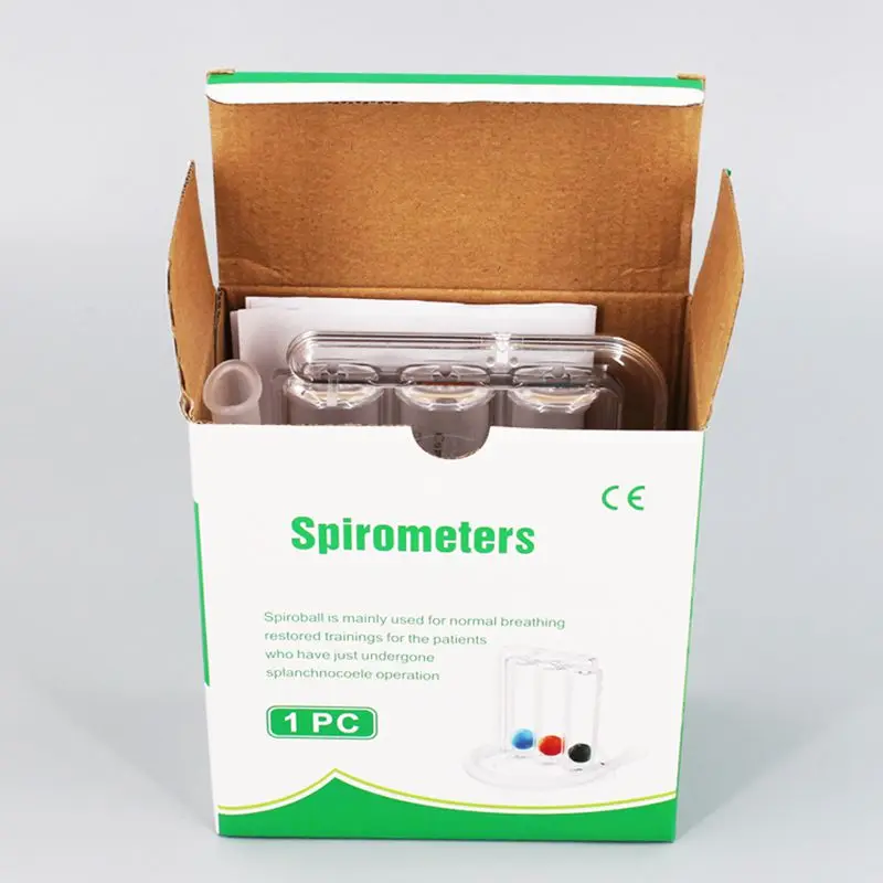 Medical Three Balls Spirometer for Breathing Trainer
