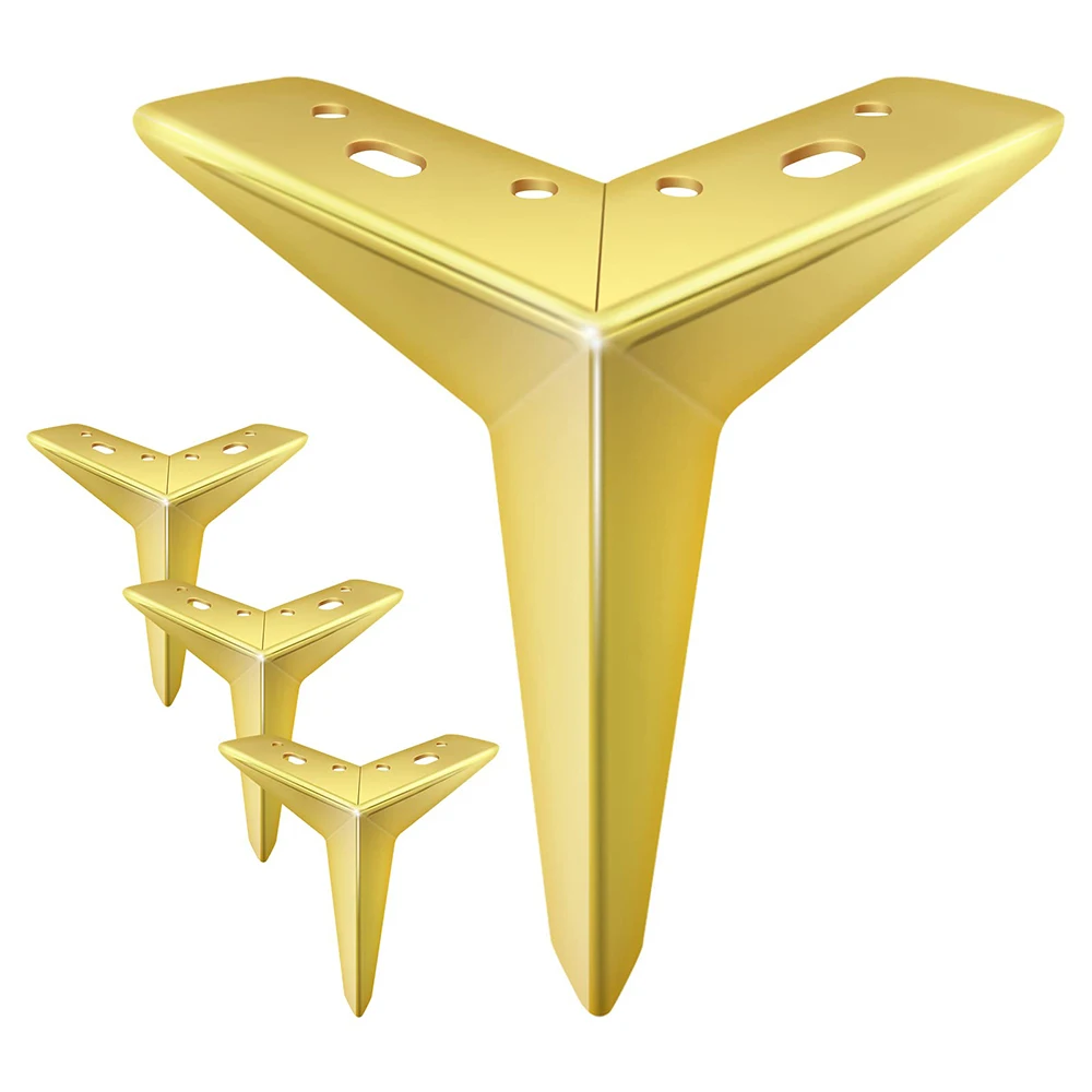 Furniture Legs Modern Luxury Side Bedside Bench TV Stand Feet Steel Gold Metal Bed Cabinet Sofa Furniture Legs For Furniture