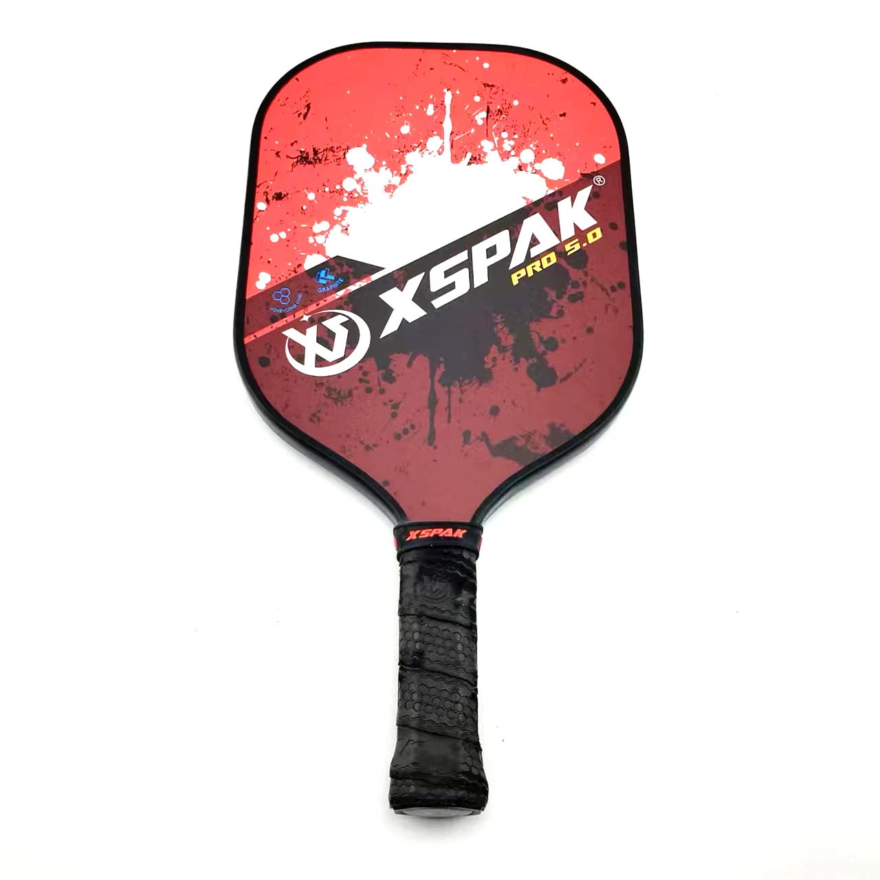 White Best Outdoor Pickleball Racket Carbon Fiber Honeycomb Filling Pickleball Paddle