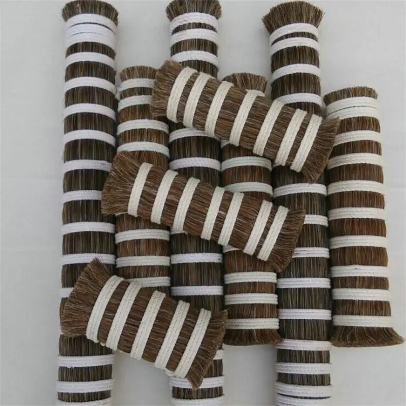 
Washed double drawn horse mane hair for paint brush 