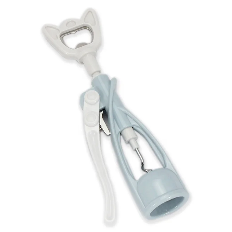 2 in 1 Multifunctional Wing Plastic Beer Corkscrew Wine Bottle Opener