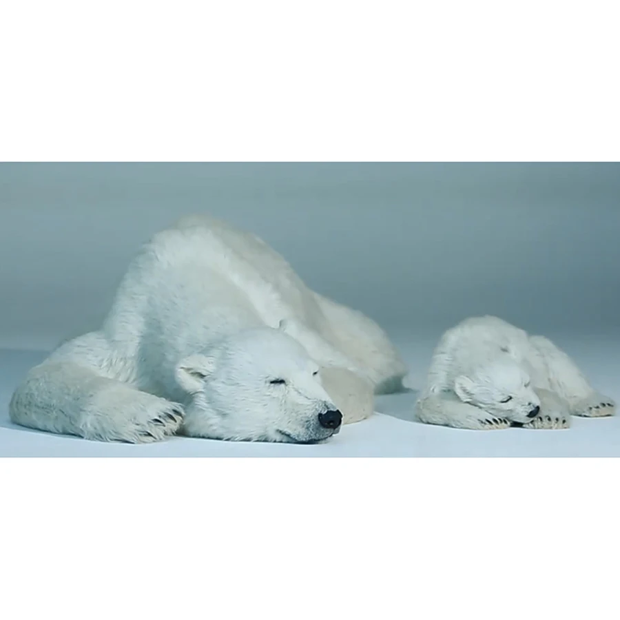 Custom Polar Bear Deisng Large-Scale 3d Artwork For The Home