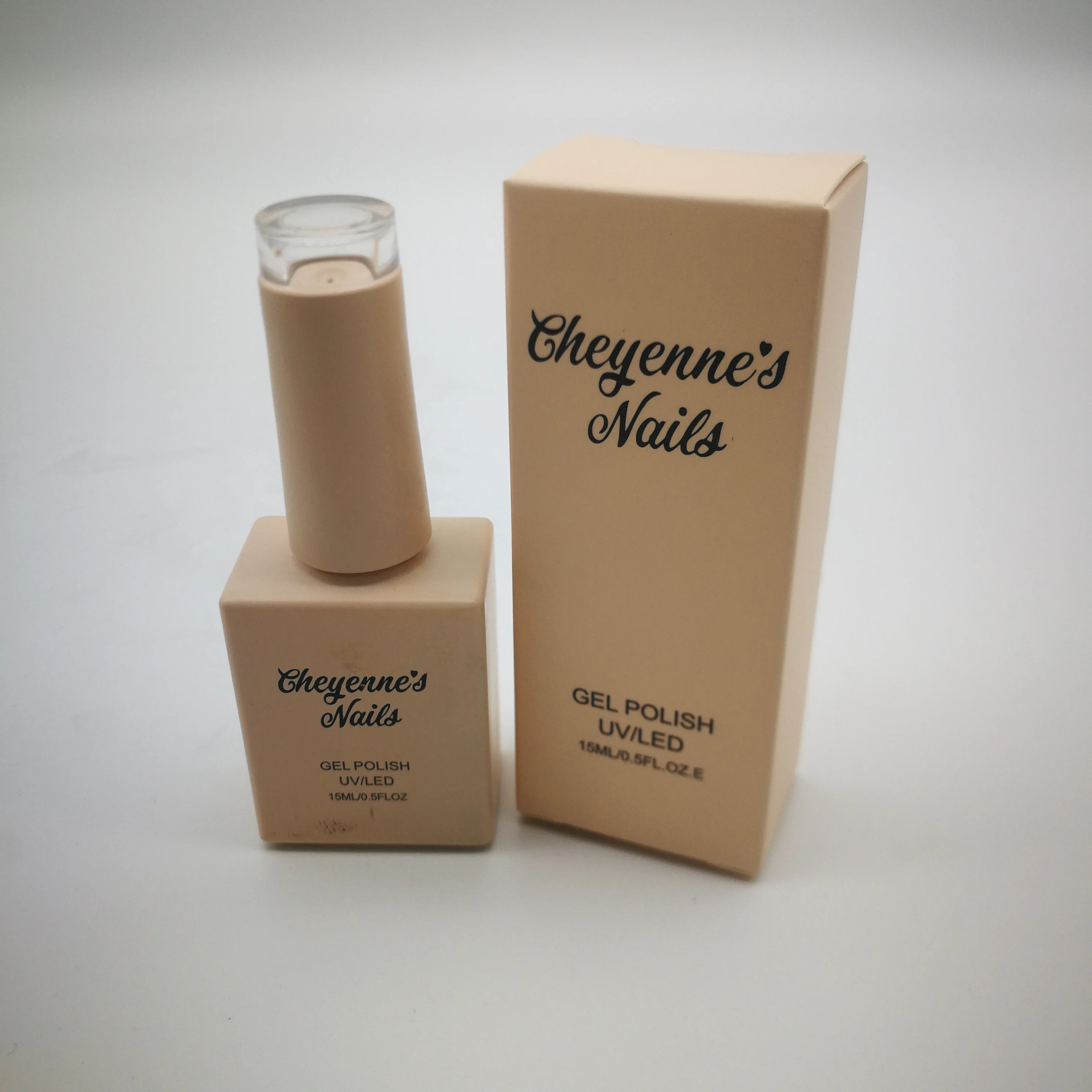 Новый пользовательский дизайн бумажная пустая гелевая бутылка для ухода за ногтями подарочная упаковочная коробка