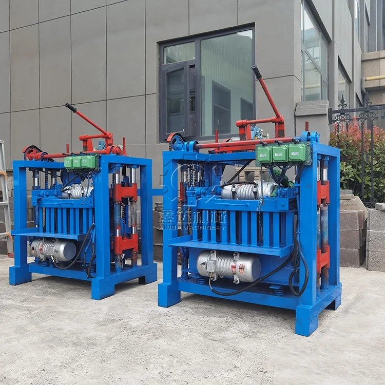 popular block machine produce concrete blocks high efficiency hand operation brick block making machine for sale