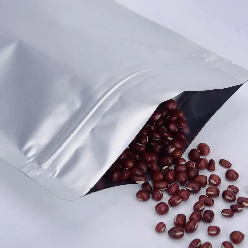 Thin Zip Packaging pouch zipper Lock Aluminium Foil Bag For Seed