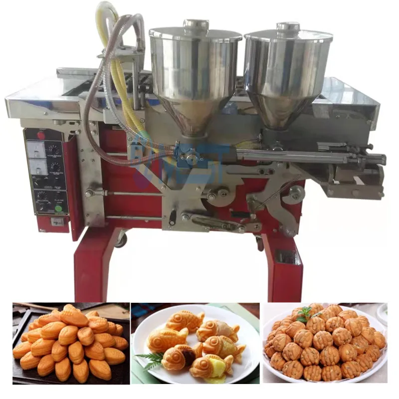 Custom Automatic Taiyaki Manjoo Moshi Delimanjoo Manju Fish Cake Making Machine With Low Price