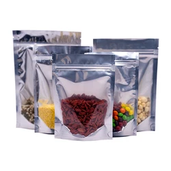 Free Sample Strong Sealing Zip Bags Plastic Stand Up Pouch Food Packing Aluminum Foil Coating Custom Plastic Bag