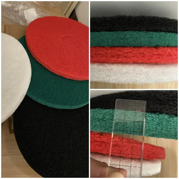 Customized 16 17 20 Inch Floor Grinding Polisher Pads Stainless Steel Polishing Pad For Stone Floor