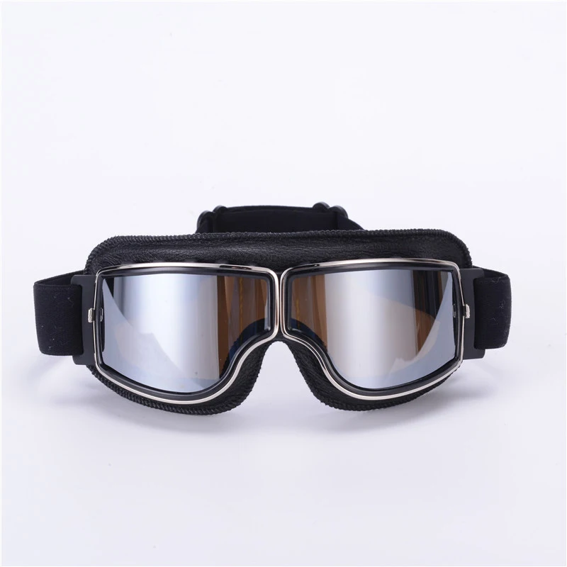 High Quality Motorcycle Gear Vintage Bike Flying Anti Cratch Glasses For Bike Helmet