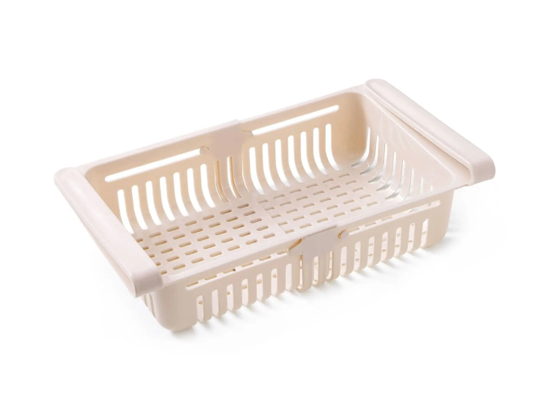 Hot Sale Kitchen Organizer Adjustable Refrigerator Storage Rack Fridge Freezer Shelf Holder Pull-Out Drawer Space