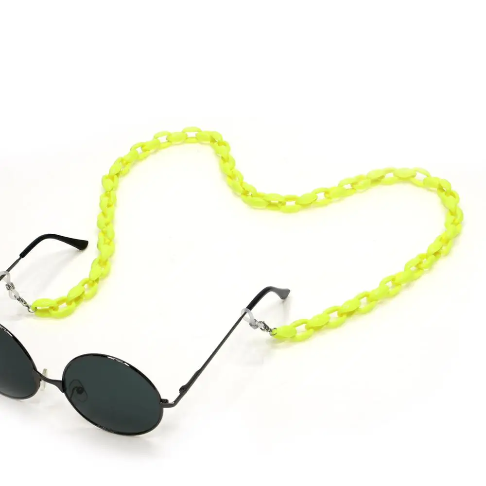 China Factory Wholesale Sunny cord Acrylic Sun Glasses Chain Sunglasses 2019 Glasses Eyewear Chain Holder