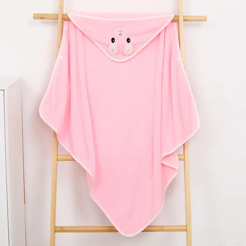 baby bath towel blanket animal organic bamboo kids hooded towel cotton custom logo baby towel with hood