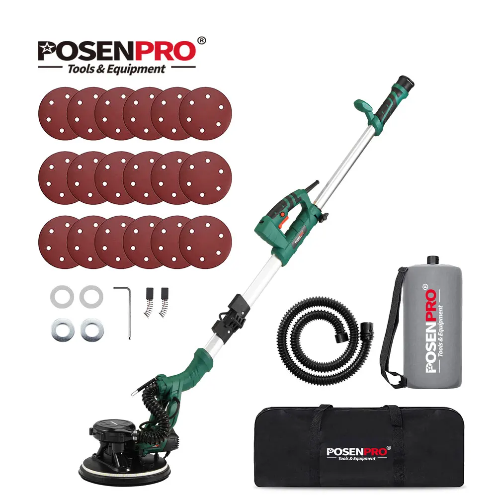 225mm High Efficiency Wall Grinder Dust-free Wall Sander Portable Putty Grinding Machine Wall Sanding machine Drywall Sander