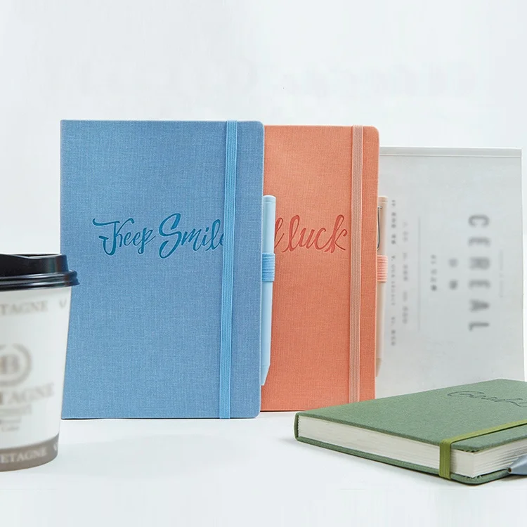 Custom printed a5 diary personal leather journals and notebooks