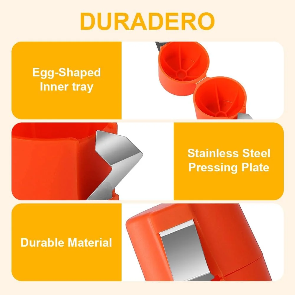 Plastic 3 Pcs Manual Boiled and Raw Egg Opener Shell Remover Breaker Egg Shell Cracker Tool Separator Peeler Egg Shell Opener