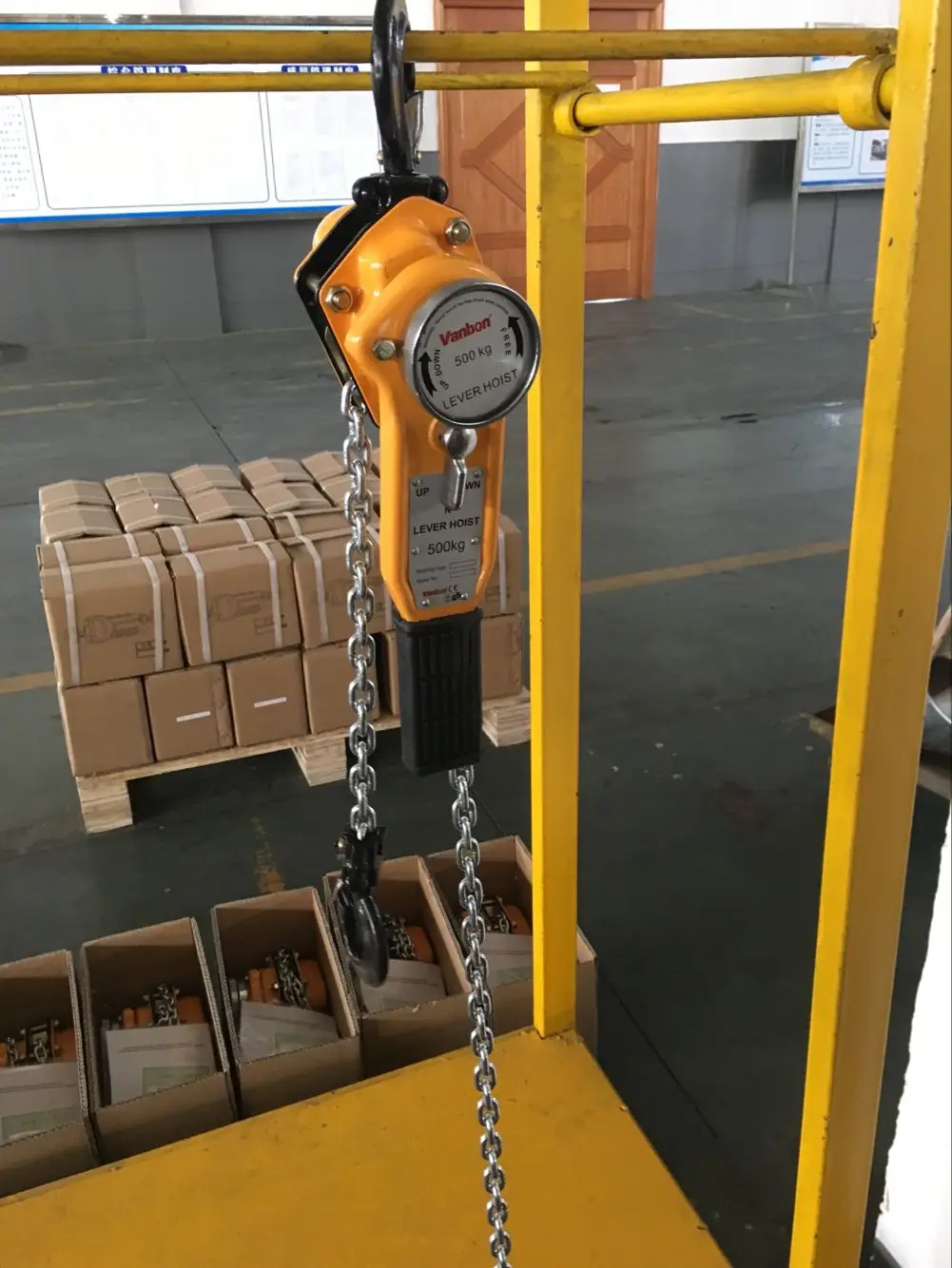 Vanbon good price 1.5ton lever hoist for Japan market