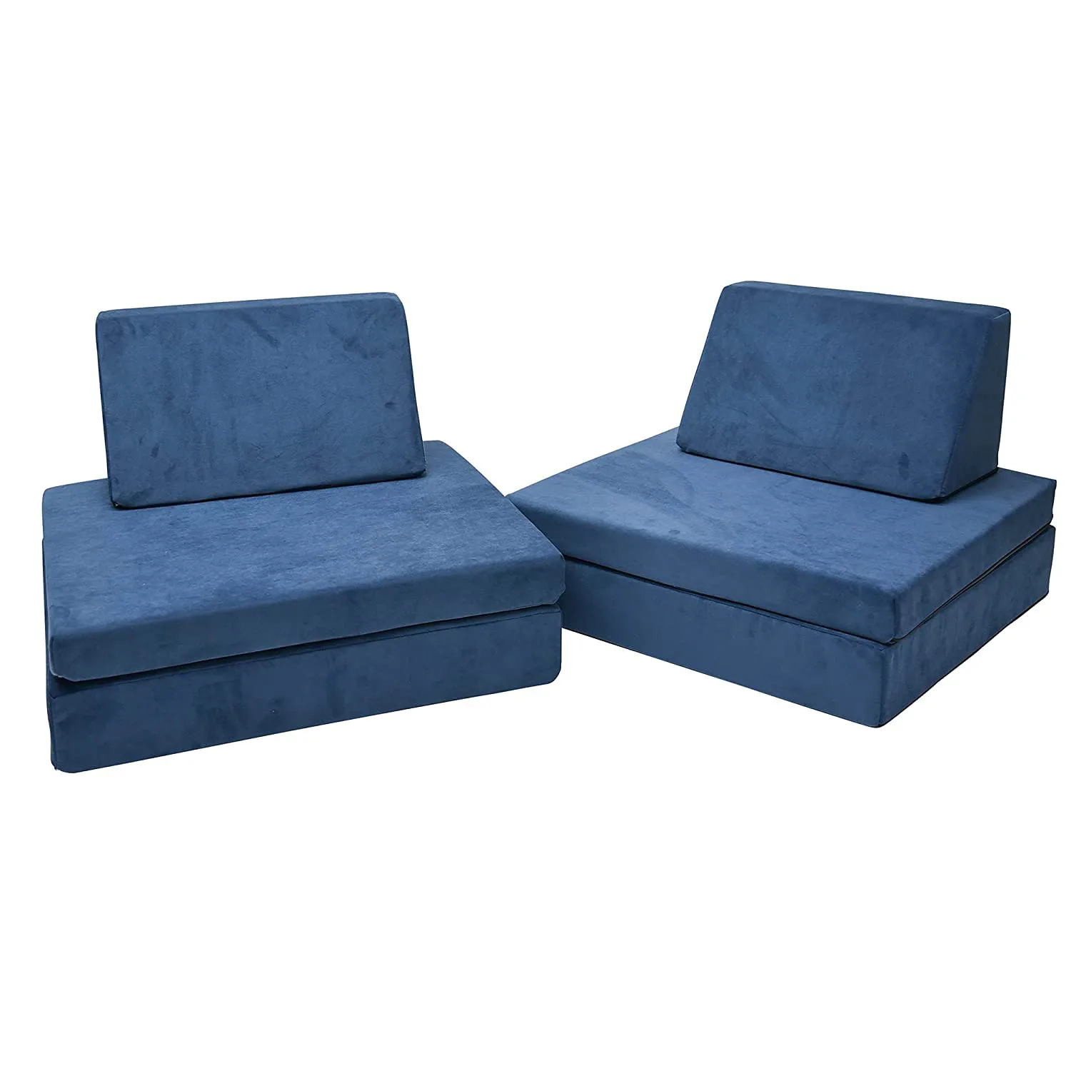 Kids Magnetic Floor PU Foam Fort Comfortable Touch Leather Sofa Cover Floor Modular Play Nugget Couch