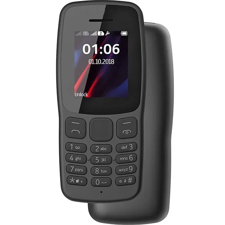 Wholesale 106 model 1.77 Inch 2g Cheap Small Size Dual Sim Gsm Qwerty Keypad Mobile Phone