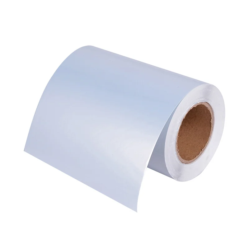 printable vinyl sticker wholesale blank roll printable inkjet laser self adhesive matte silver brushed pet inkjet sticker paper