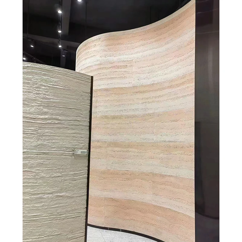 Artificial Stone Wall Panel 3d Faux Stone Wall Flexible Stone MCM Clay Tiles For Exterior And Interior Wall
