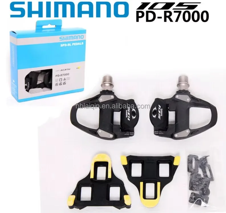 Shimano R7000 R8000 Road Bike Pedal Bicycle Self-Locking Carbon SPD Pedal with SM-SH11 Cleats Alloy Bearing Pedal Shimano