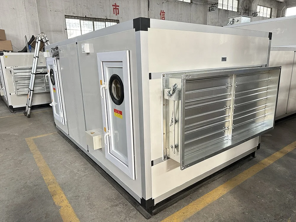 Industrial Desiccant Dehumidifier Air Conditioner Low humidity  HVAC Refrigerant