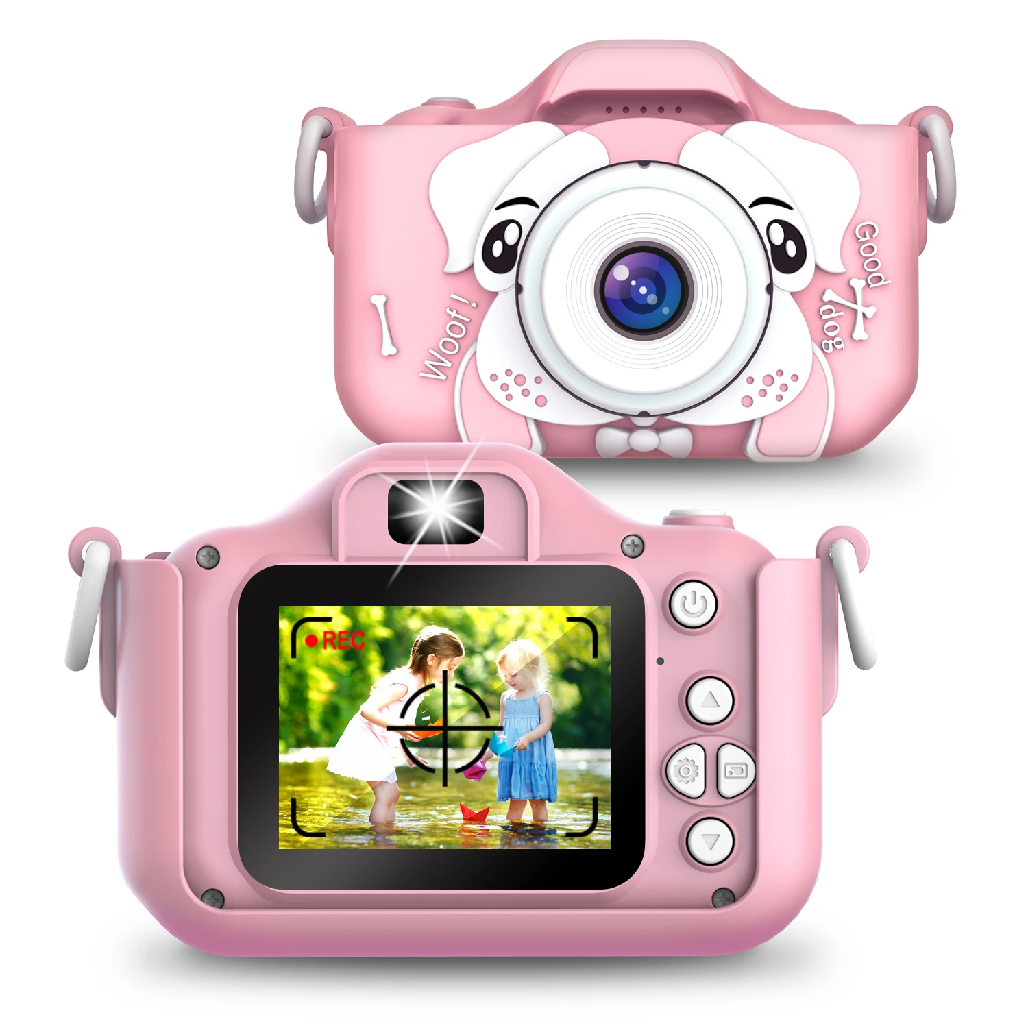 X2 собака цифровая селфи камера для детей 2 0 "HD LCD