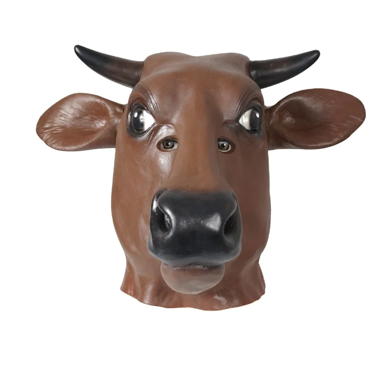 Wholesale Halloween Cosplay Custom Adult Mask Latex animal Full Head Cattle Cute Bird Eagle for Party