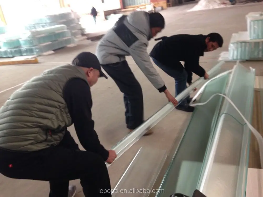 super white frosted channel glass U glass