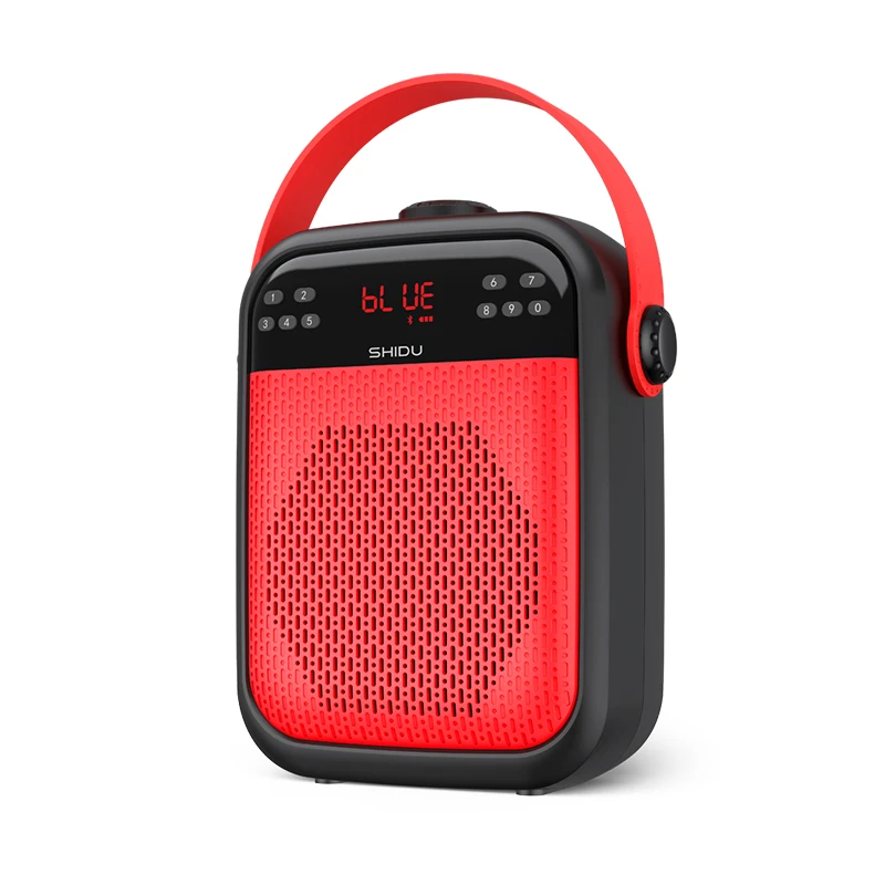 SHIDU Big Power 25W Home Portable Karaoke Speaker FM Radio Portable Subwoof Festival Speaker