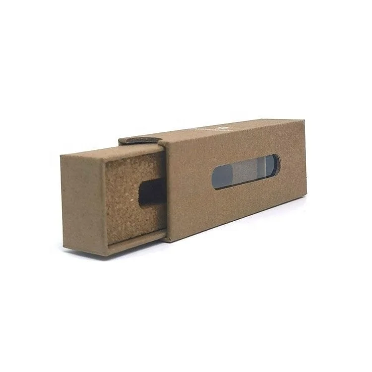 Wholesale Kraft Paper products package box with cork insert custom different dimension