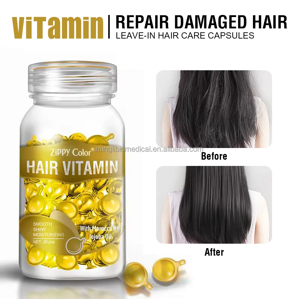 High Quality Hair Vitamin Capsules Professional Herbal Extract Hair Oil Capsules Factory Price Oil For Hair