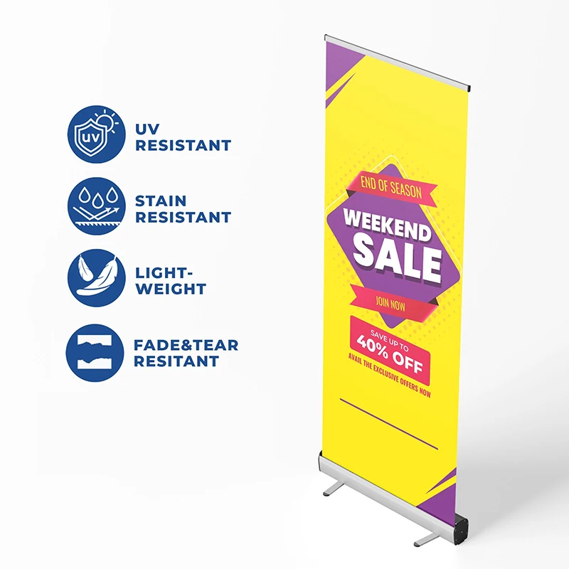High Quality Trade Show Large Outdoor Rollup Banner Wedding Pull Up Banner Stands