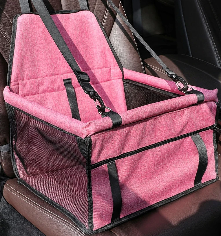 Pet Car Carrier Bag Waterproof Safety Pet Travel Bed Washable Carseats Luxury Soft Dog Booster Seat Car Carrier for Small Dogs