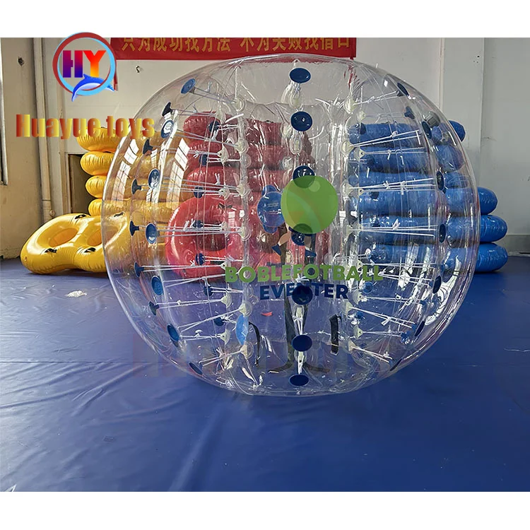 HUAYUE Manufacturer Promotion Durable Inflatable Adult Body Soccer TPU/PVC  Human Inflatable Bubble Bumper Ball for Football