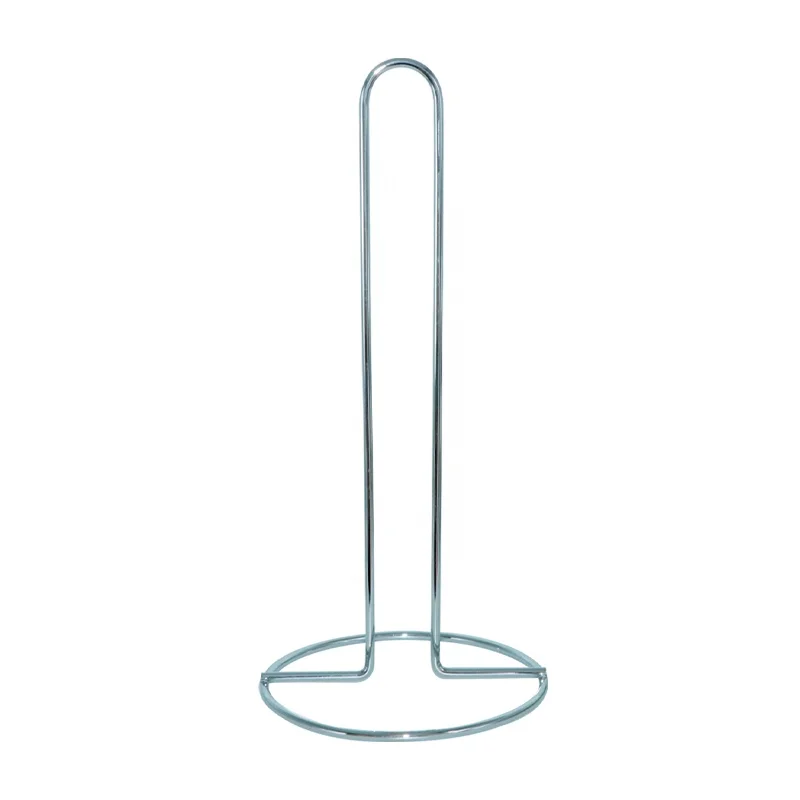 Home Kitchen Towel Holder Toilet Metal Tissue Roll Standing Shelf Paper Holder Stand