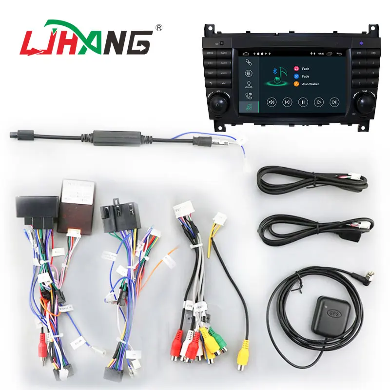 2 din 7inch android 12 Car Multimedia player For Mercedes Benz C-Class W203 CLC 2004-2007 autoradio gps navigation stereo