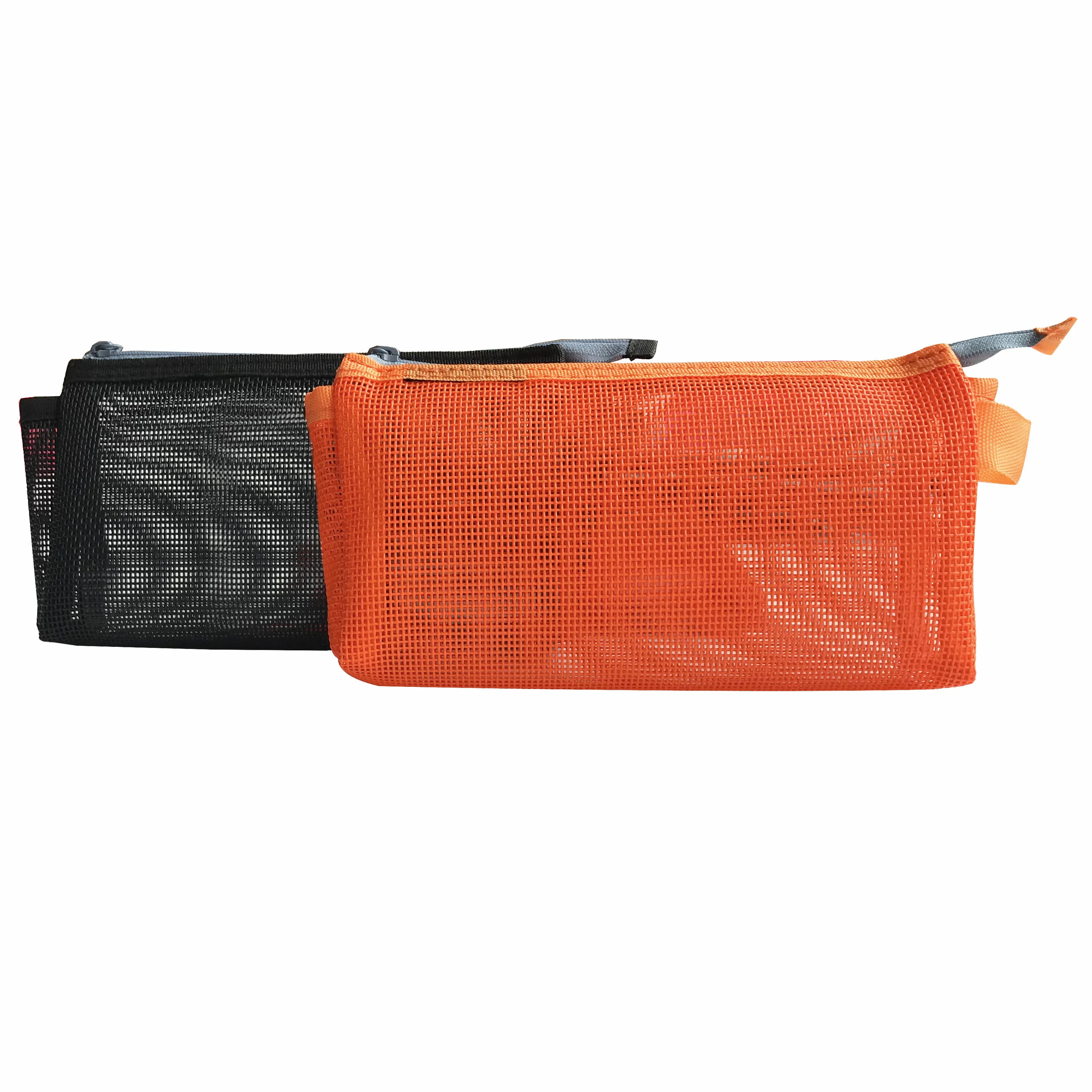 Simple  style PVC breathable  mesh file bag large-capacity student stationery pencil case