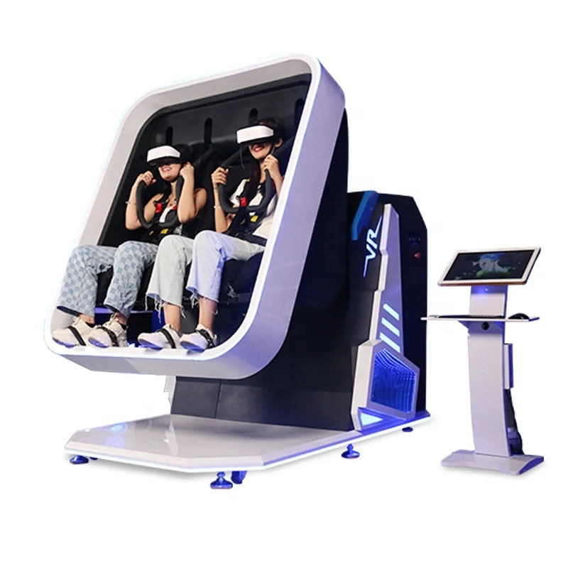 2-местный Очки виртуальной реальности VR 360 Вращающийся автомат полета космический