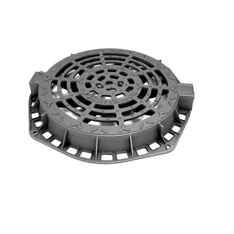 Iron,ductile iron,gray iron Material and construction parts Application round ductile iron sand casting manhoel cover