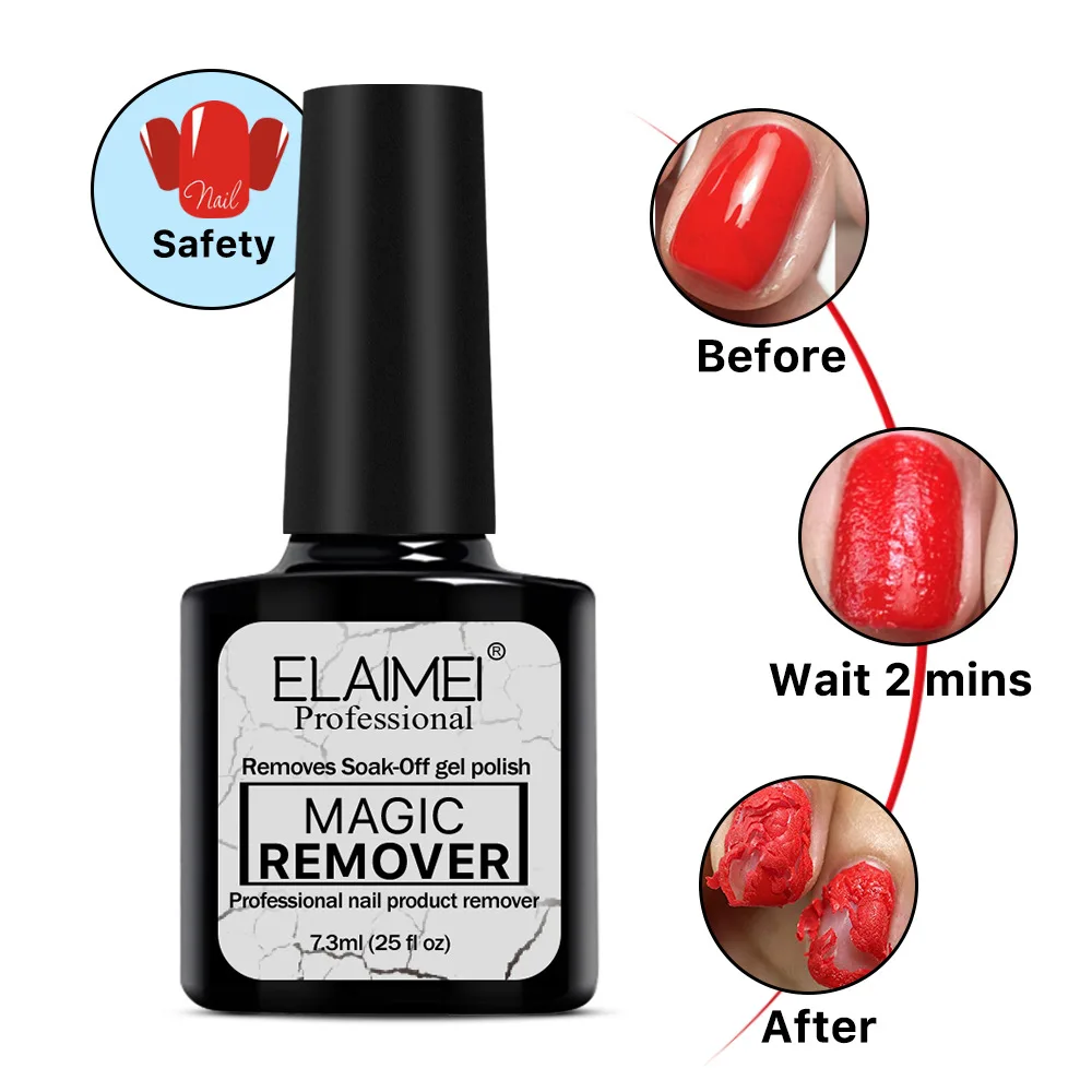
Magic Nail Polish Remover Gel Removes Soak-Off Gel Nail Polish Nail Bursting Removal Liquid 