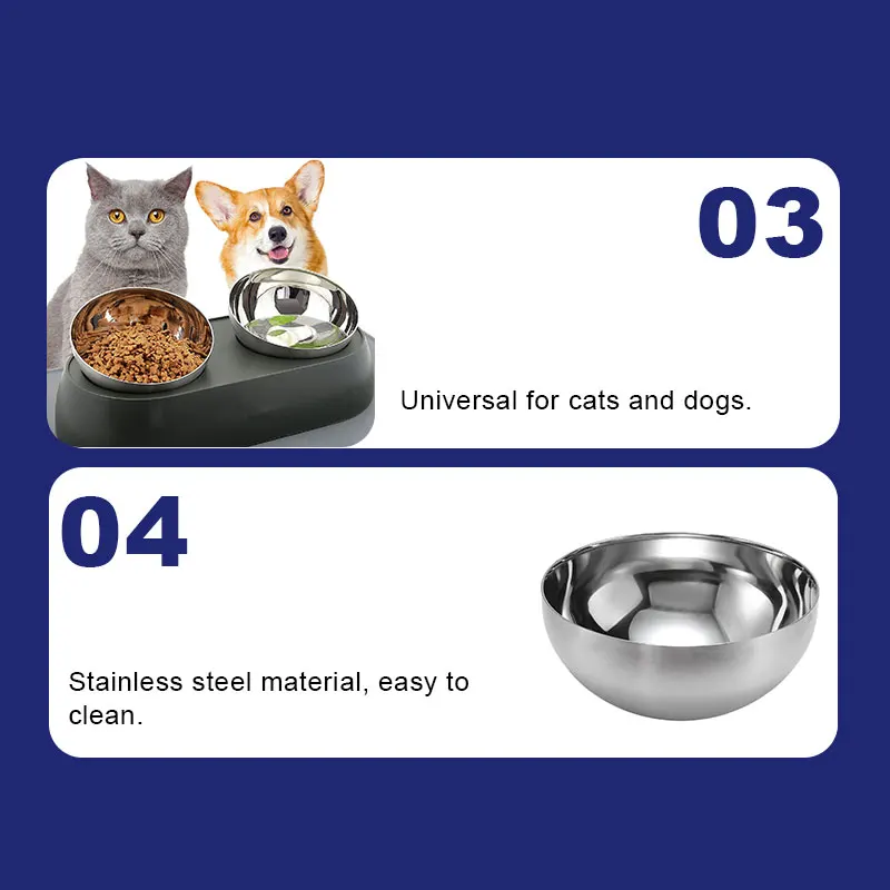 304 Stainless Steel Metal Slow Feeder Dog Lick Food Dispenser Pet Food Water Bowl