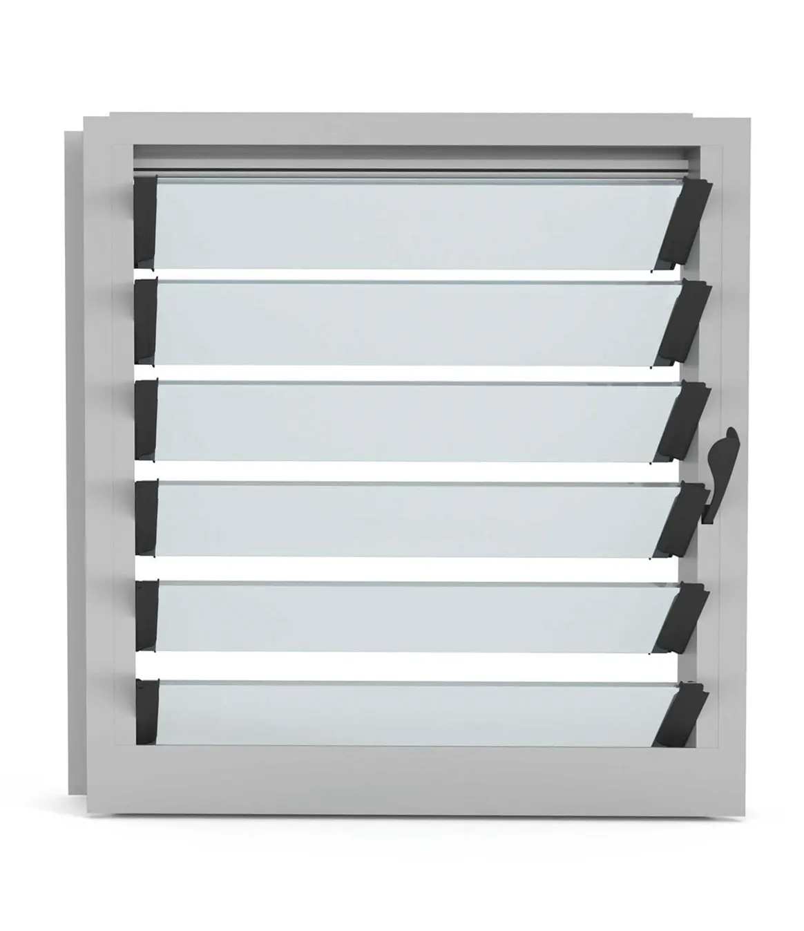Factory aluminum glass louver jalousie windows