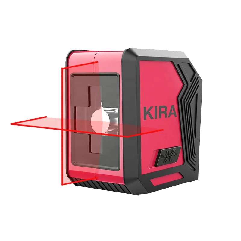 Mini Red Beam Self-leveling Red Measure Laser Level Cheap 2 Lines Cross Line Small Square Laser Surveying Tool