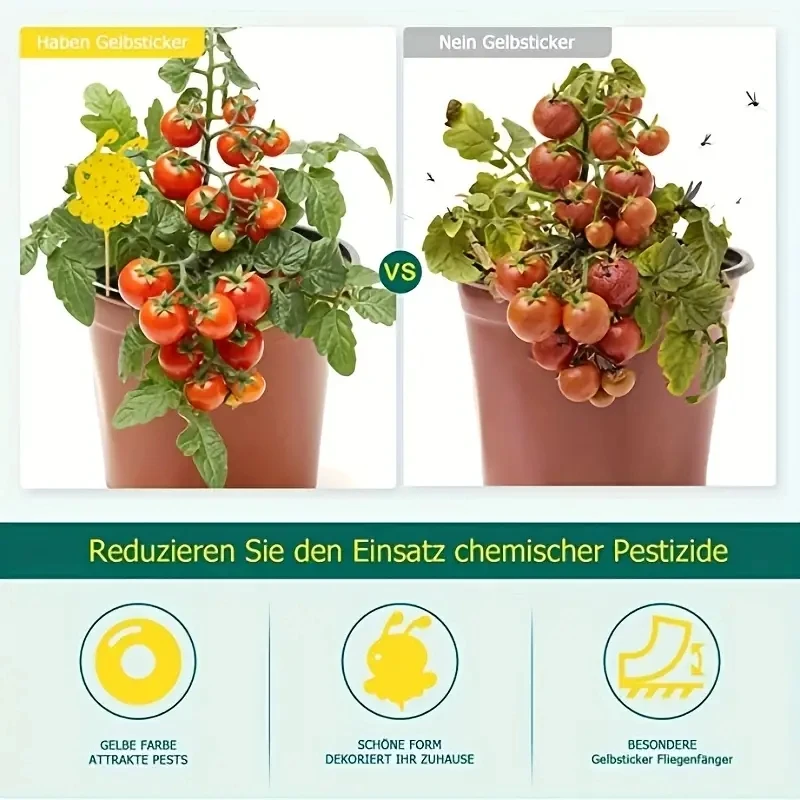 Factory Supply Double Sided Different Shape Super Sticky Insect Trap Yellow Sticky Insect Catcher Traps Sticky Fly Trap