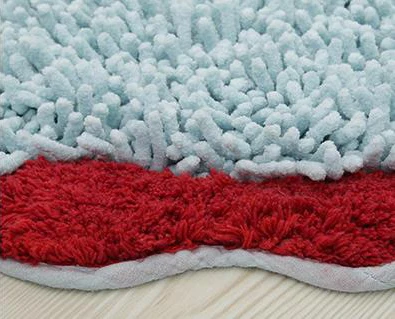Baby Bath Mat Cute Cotton Rug Bathroom Bedroom Carpets Rugs Non-slip Carpet for Kids Children