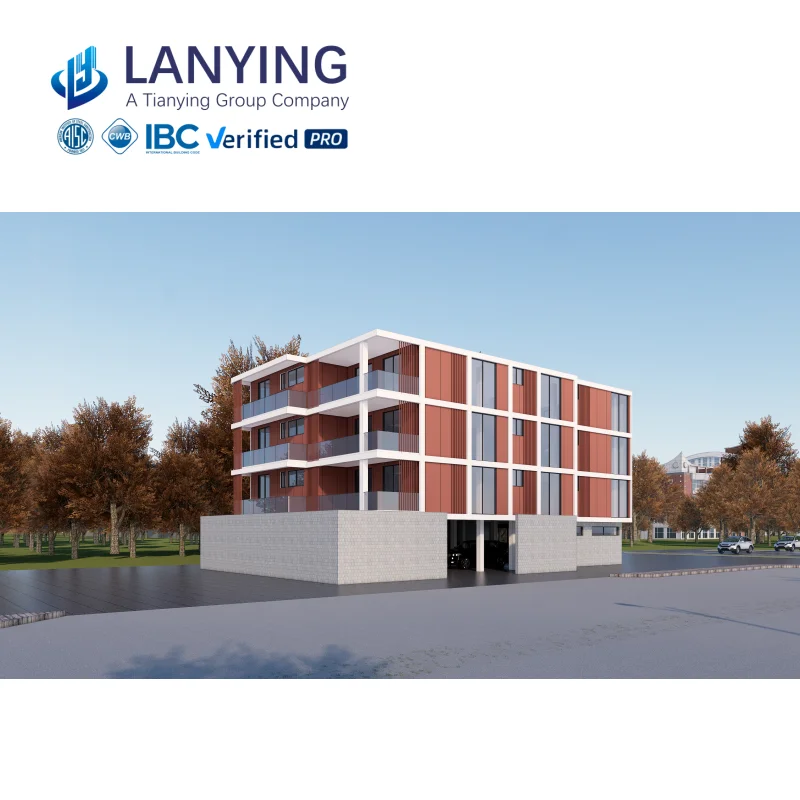 CE Standard Construction Prefabricated Frame Buildings Prefab Metal Frame Self Storage Building